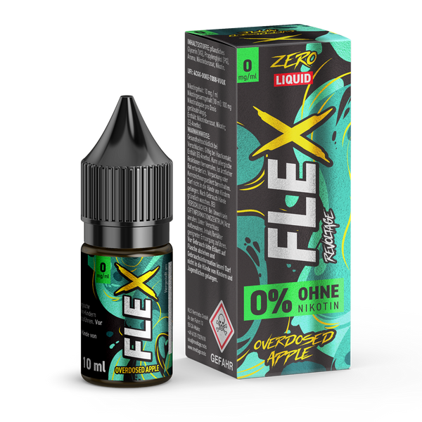 FLEX Overdosed E-Liquid Serie 10ml Apple