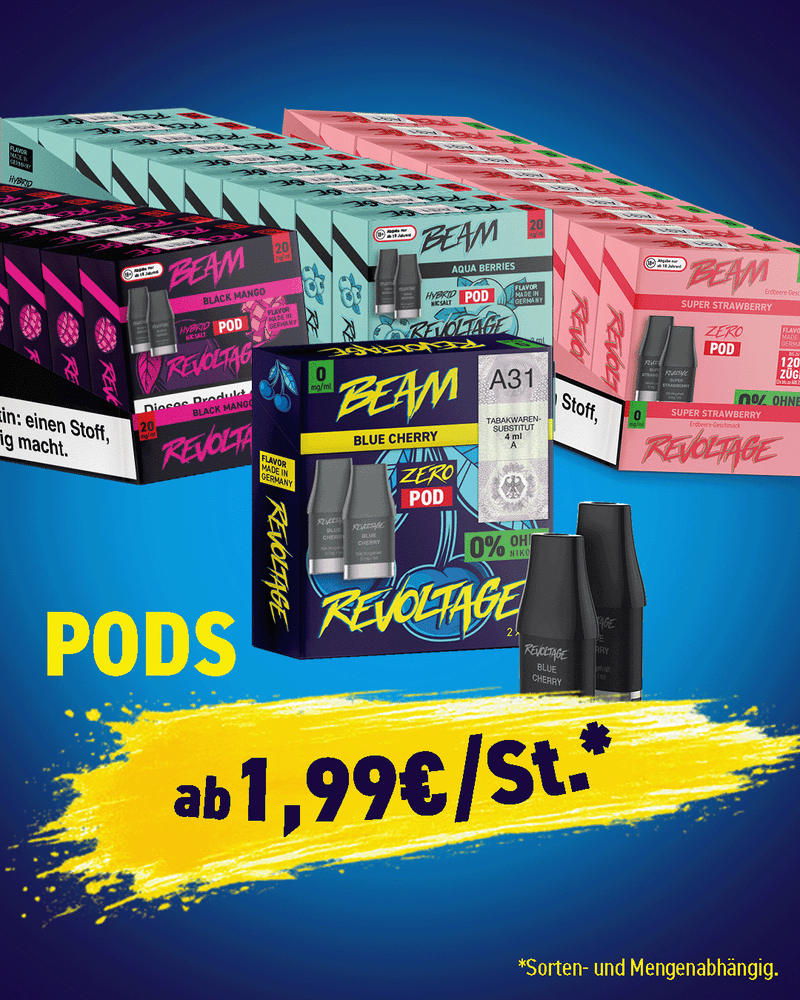 revoltage pod system Pods mit Akkuträger kaufen