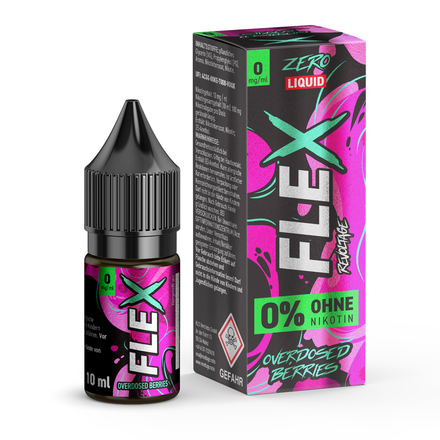 Revoltage FLEX Overdosed E-Liquid Serie - revoltage.rocks