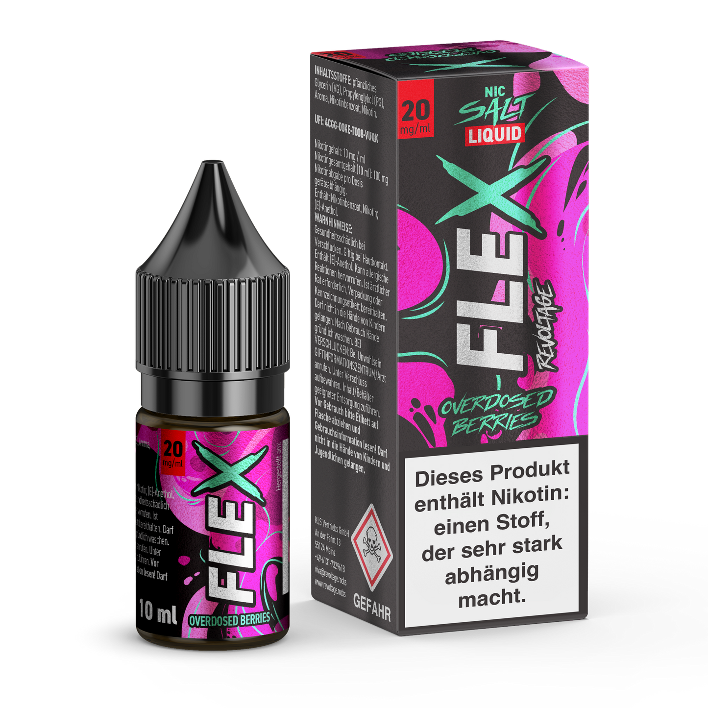Revoltage FLEX Overdosed E-Liquid Serie - revoltage.rocks