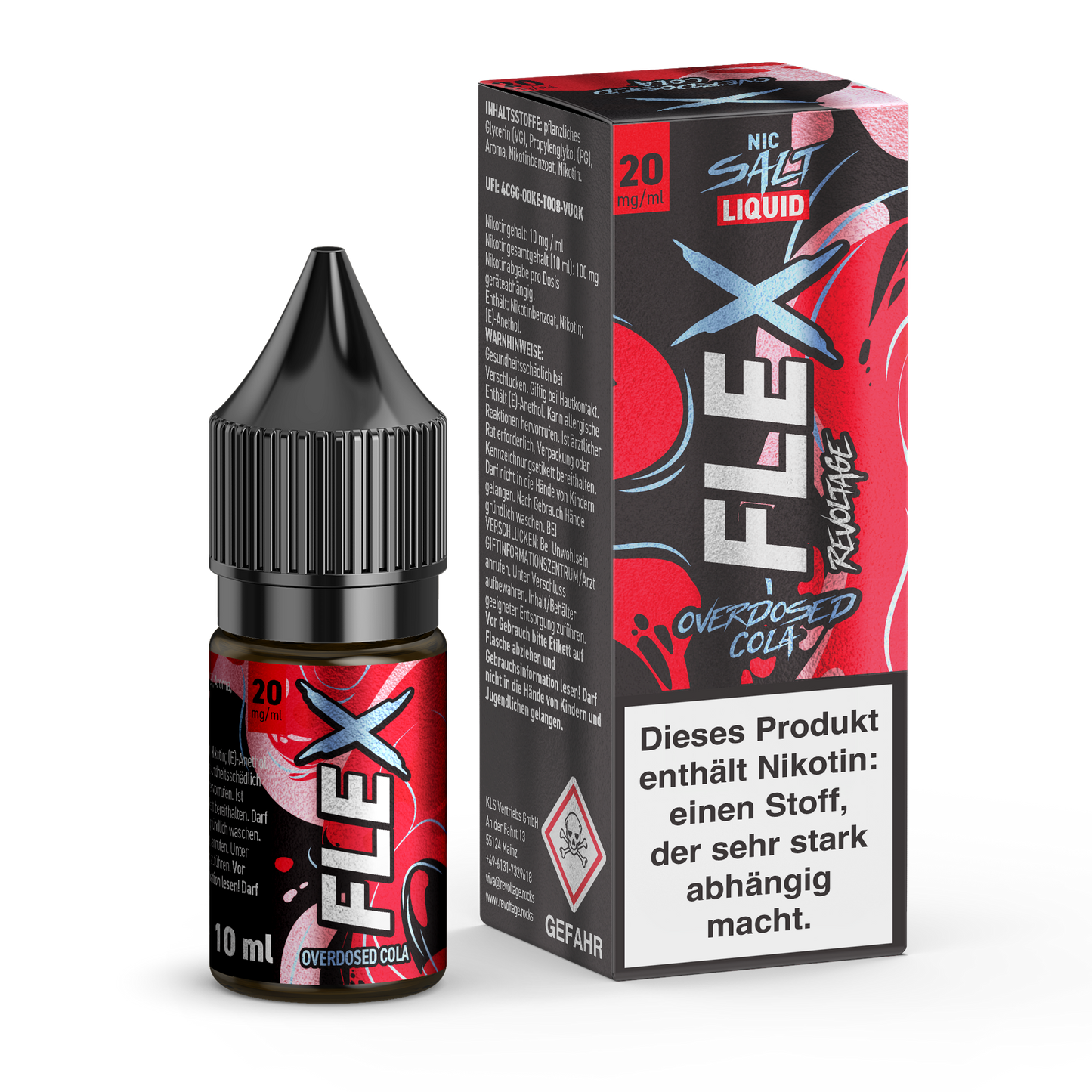 Revoltage FLEX Overdosed E-Liquid Serie - revoltage.rocks