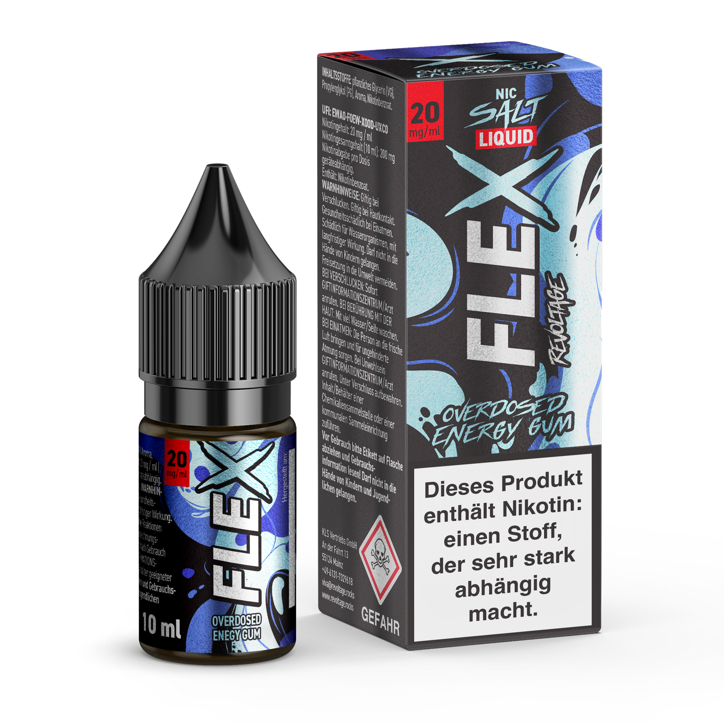 Revoltage FLEX Overdosed E-Liquid Serie - revoltage.rocks