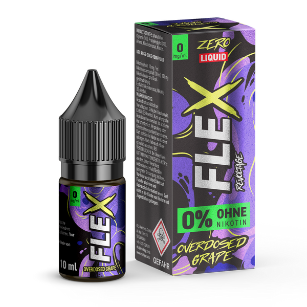 FLEX Overdosed E-Liquid Serie 10ml Grape