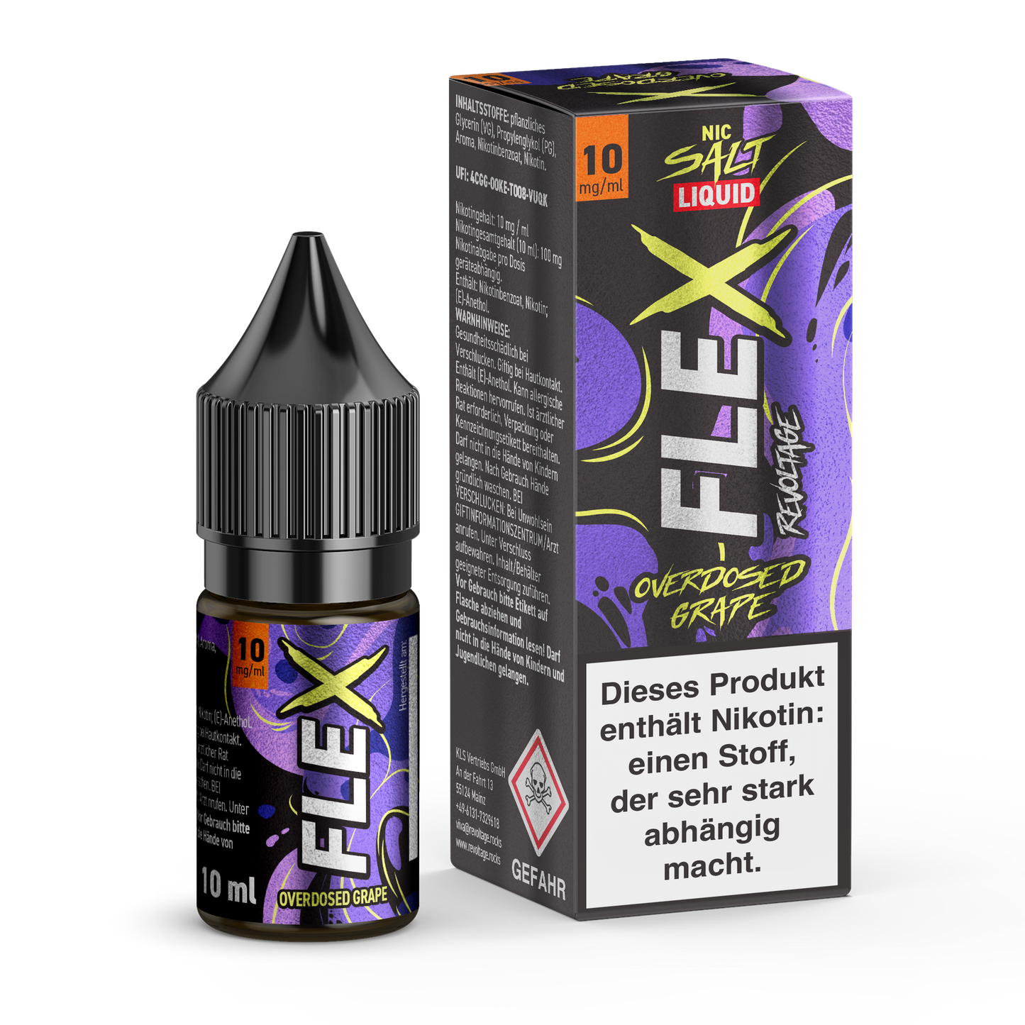 Revoltage FLEX Overdosed E-Liquid Serie - revoltage.rocks