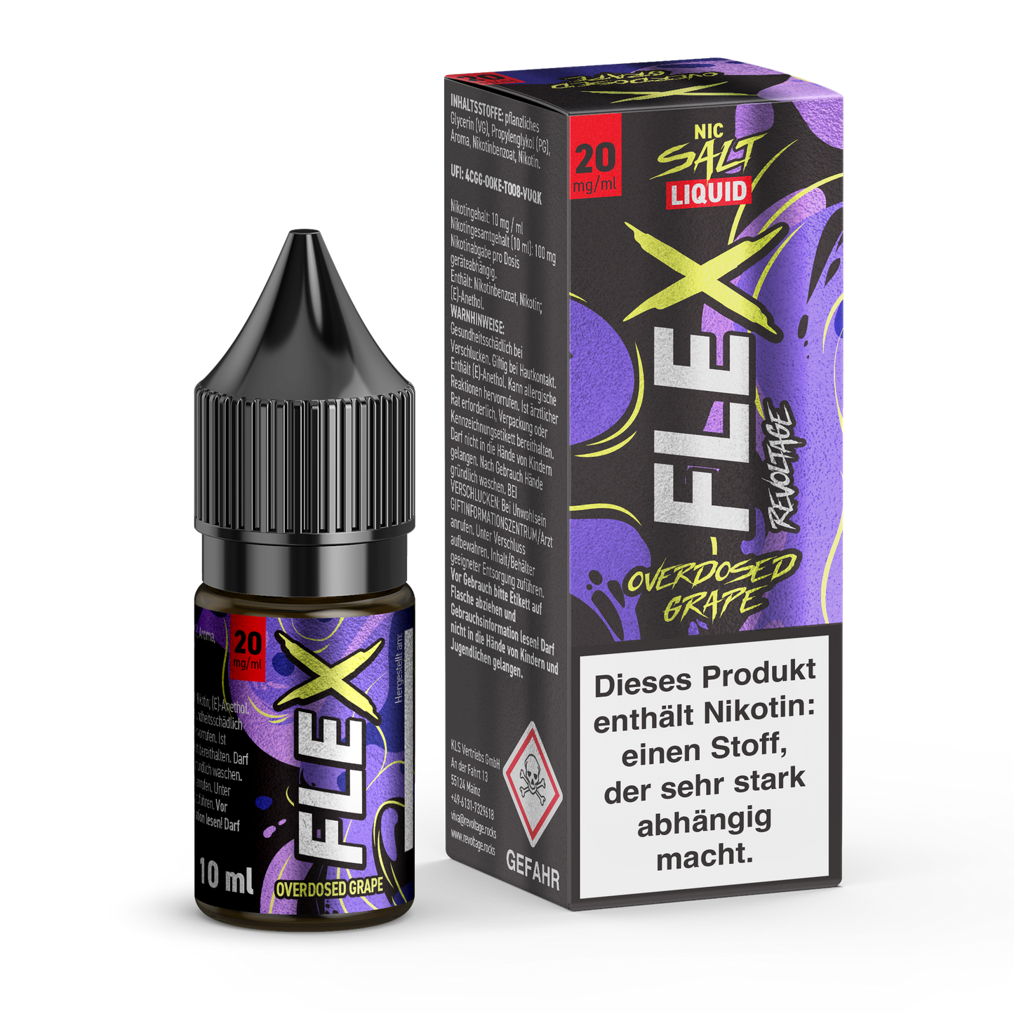 Revoltage FLEX Overdosed E-Liquid Serie - revoltage.rocks