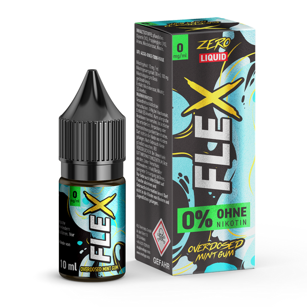 FLEX Overdosed E-Liquid Serie 10ml Mint Gum