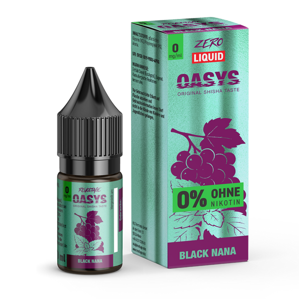 OASYS E-Liquid Serie 10 ml Black Nana