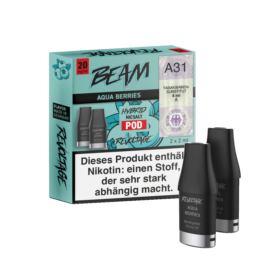 Revoltage Beam Pod 2ml Serie (Inhalt 2 Stück) - revoltage.rocks