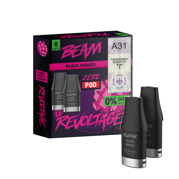 Beam Pod 2ml Serie (Inhalt 2 Stück) Black Mango