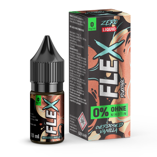 FLEX Overdosed E-Liquid Serie 10ml Vanilla